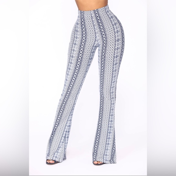 High Rise Printed Pants - Picture 2 of 4